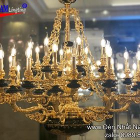 Đèn chùm cao cấp 5157-32 xanh