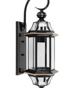 đèn tường đồng B6006-1 được làm bằng đồng kết hợp kính