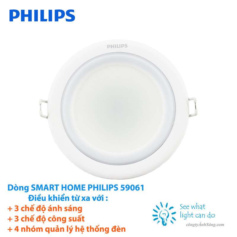 Đèn Âm Trần SMART HOME PHILIPS 59061 (1)
