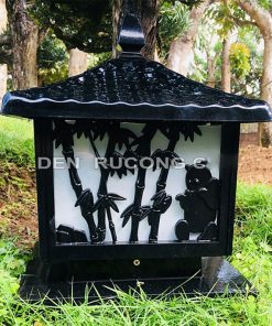 Đèn trụ cổng được làm bằng hợp kim nhôm đúc chống nước