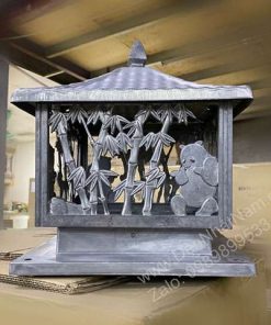 Đèn trụ cổng nhôm đúc cao cấp