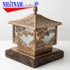 Đèn trụ cổng TCD được làm bằng chất liệu nhôm đúc cao cấp