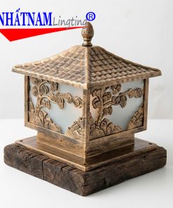 Đèn trụ cổng TCD được làm bằng chất liệu nhôm đúc cao cấp