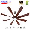 Quạt Trần Đèn 8 Cánh Ferguson 888 Hình ảnh Quạt trần đèn 8 cánh Ferguson 888 chính hãng với động cơ DC, cánh ABS vân gỗ, đèn LED 3 màu, điều khiển từ xa và bảo hành 5 năm.