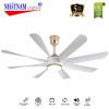 Quạt Trần Đèn 8 Cánh Ferguson 888 Hình ảnh Quạt trần đèn 8 cánh Ferguson 888 chính hãng với động cơ DC, cánh ABS vân gỗ, đèn LED 3 màu, điều khiển từ xa và bảo hành 5 năm.