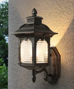 Đèn Tường ngoài trời A041 chất liệu nhôm cao cấp, chiếu sáng ngoại thất ngôi nhà, biệt thự .khuôn viên, vườn hoa