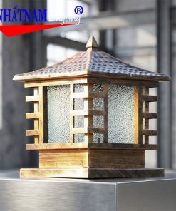 Đèn trụ cổng MT0040 được làm bằng hợp kim nhôm đúc chống nước