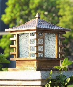 Đèn trụ cổng MT0040 được làm bằng hợp kim nhôm đúc chống nước