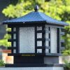 Đèn trụ cổng MT0040 được làm bằng hợp kim nhôm đúc chống nước